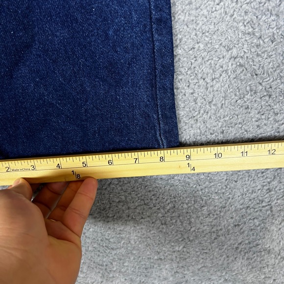 Vintage Lee Riders Bootcut Jeans Mens 32x33 Indigo Blue NEW Regular Fit Made USA - Picture 6 of 11